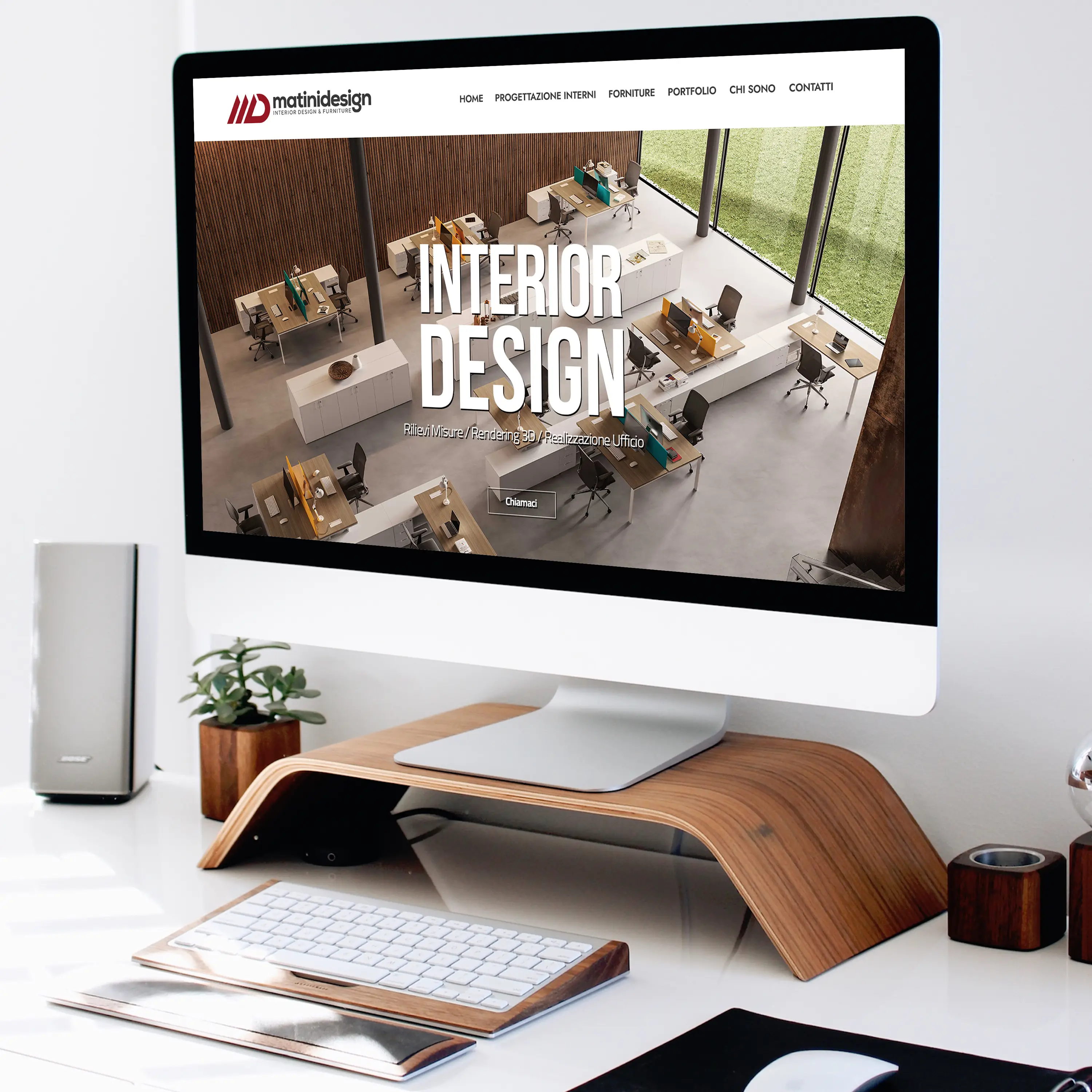 Realizzazione sito web per Matini Design, interior designer ad arezzo. MatiniDesign vanta un’esperienza ventennale nel mondo dell’arredo ufficio e non solo