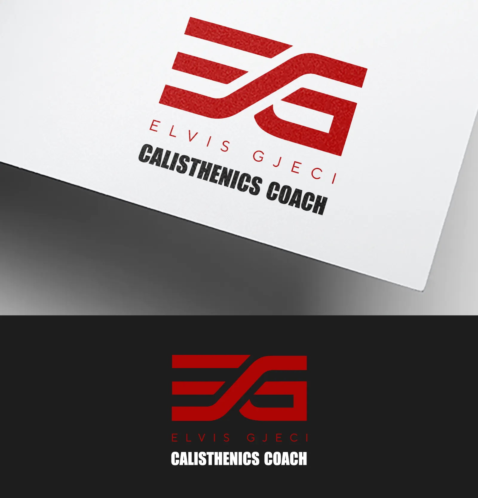 realizzazione grafica logo con Iniziali per Calisthenics